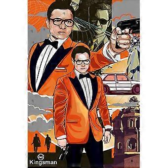 Kingsman Actionfilm-Puzzlespiel für Erwachsene und Kinder BA0451