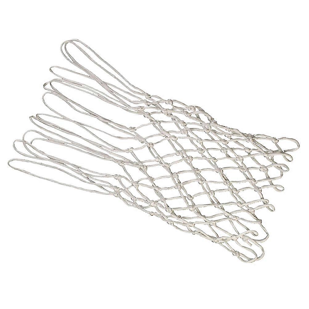 Basketball Net Replacement Polyester Braided for Outdoor Use 4Pcs Durable Net