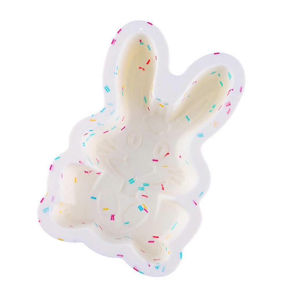Creative Easter Baking Mold Silicone Cake Mould for DIY Use with White