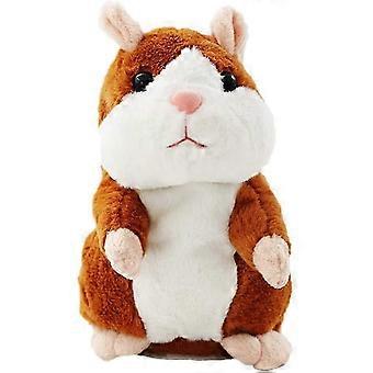 Interactive Talking Hamster Plush Toy | Soft Stuffed Animal for Kids, Funny Voice Repeat Toy