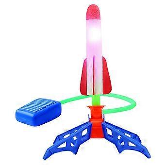 Weißes Raketenwerfer-Set mit Leuchtschaum, aus sicherem EVA-Material für Kinderspiele im Garten