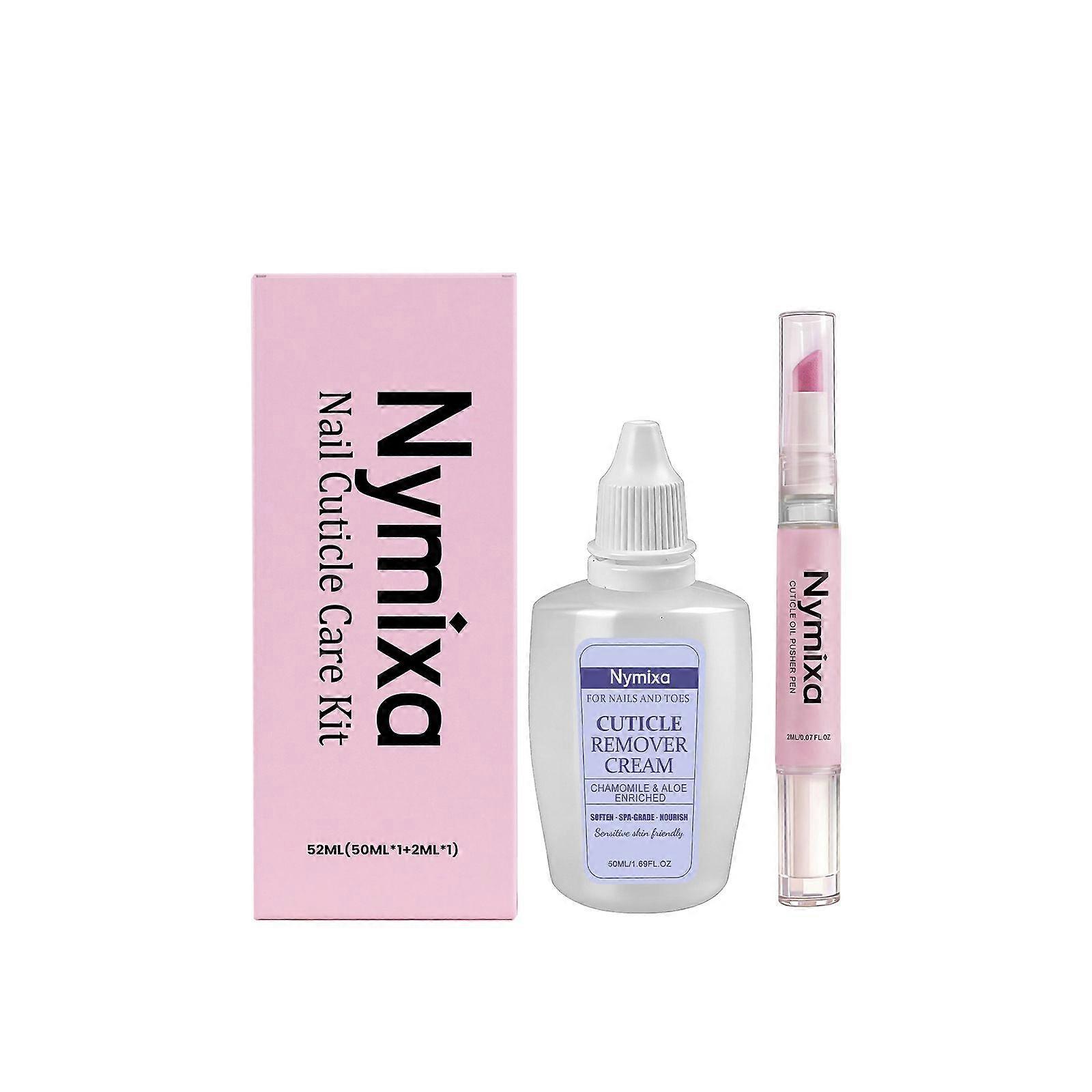 Mild Cuticle Remover & Care Kit, Nail Prep & Moisturizing Set