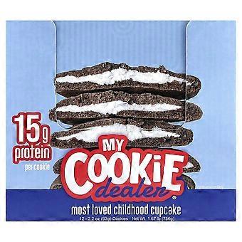 My Cookie Dealer Proteiini, Proteiinikeksi, Lapsuuden rakastetuin kuppikakku, 12 keksiä, 63 g kpl