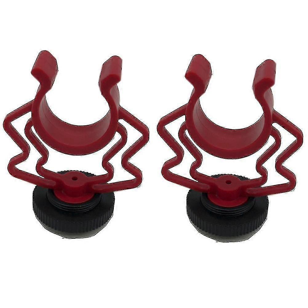 2pcs Universal Microphone Wavy Shock Mount Adapter Plastic Microphone Bracket Mount Replacement For