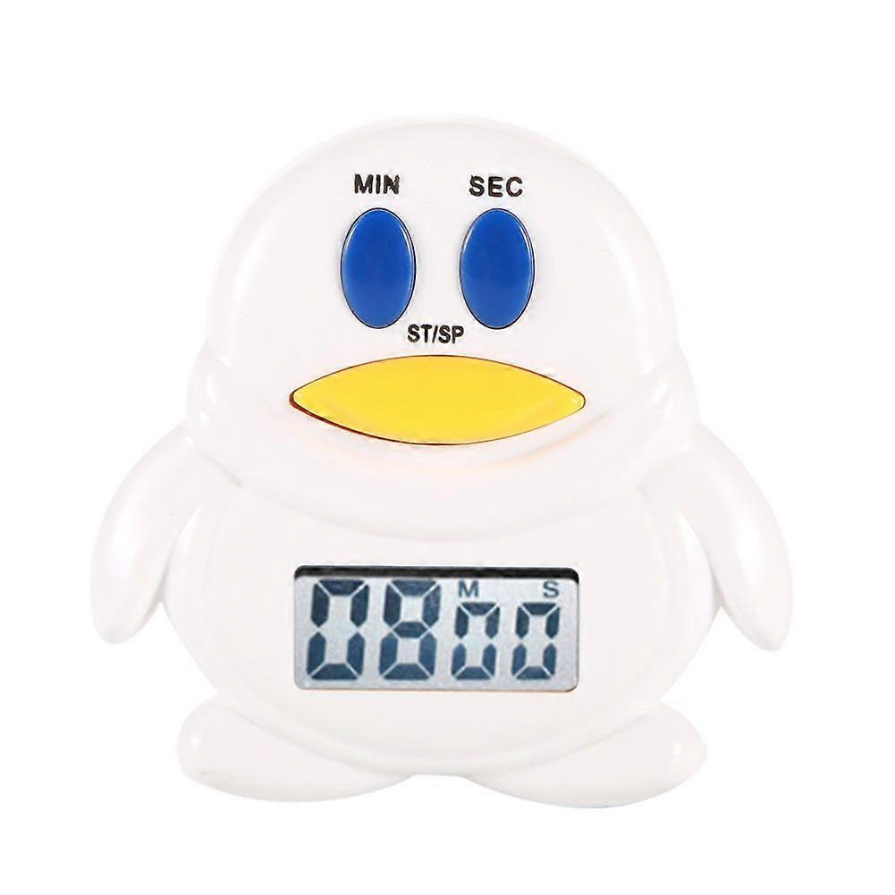 Cute Cartoon Electronic LCD Digital Countdown Kitchen Timer Cooking & Baking Helper #Penguin