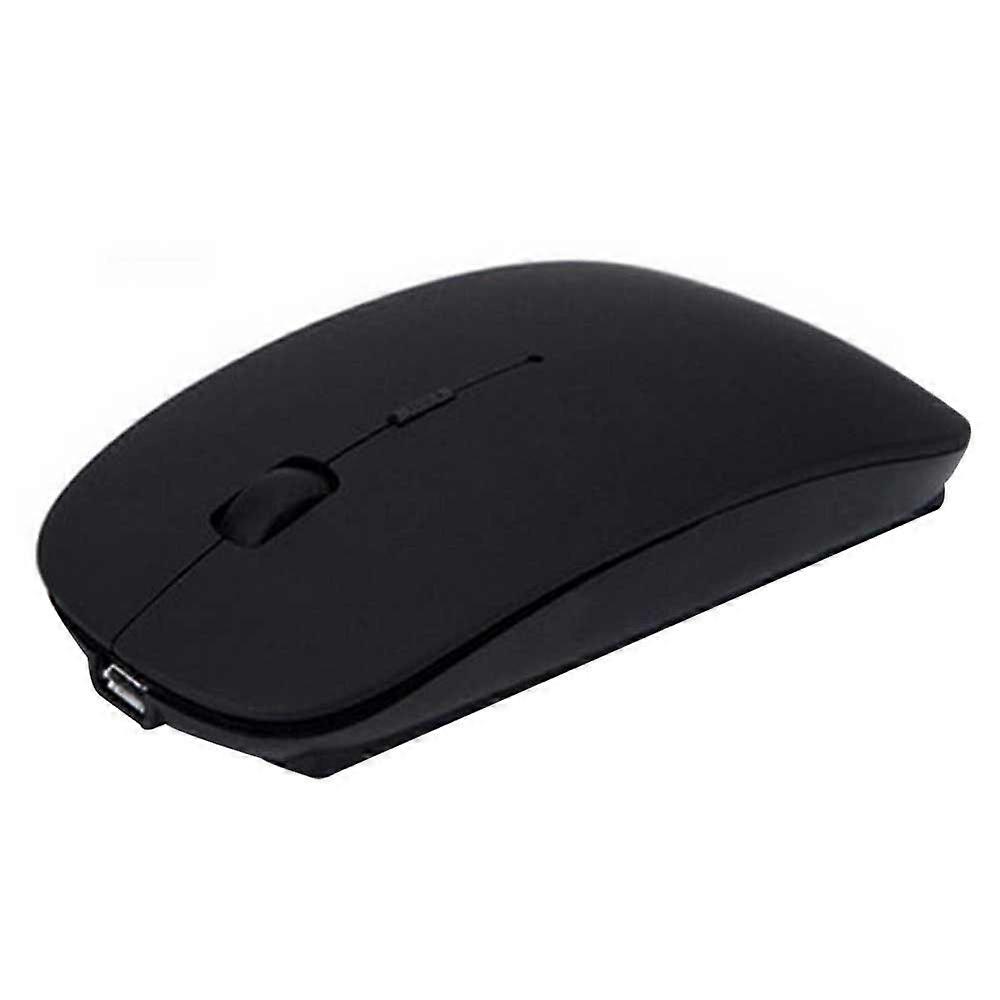 Rechargeable Bluetooth Mouse compatible with Mac Laptop Wireless Bluetooth Mouse compatible with Windows Laptop-black