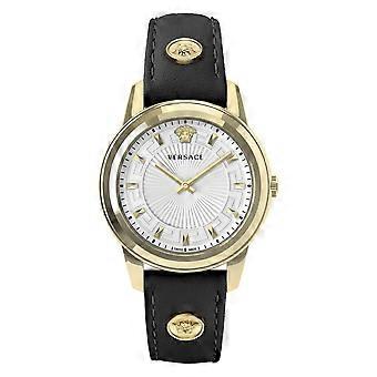 Versace Women's Watch Wristwatch Leather Greca VEPX01021
