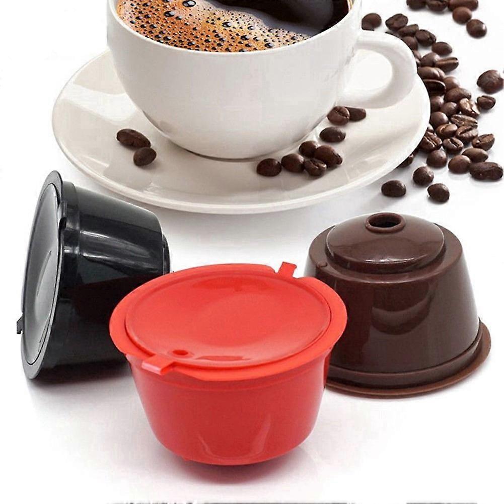 Plastic Reusable Refillable Coffee Filter Capsule Cup Dolce Gusto Compatible