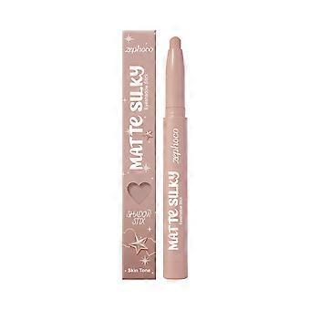 2pcsMatte Satin Eyeshadow Stick, Natural Color, Smooth Application, Ideal for Daily Eye Makeup