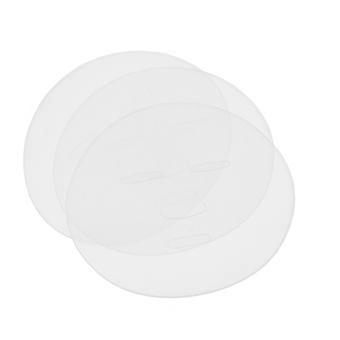 3-teiliges Set Silikon-Algenmasken-Maschinentabletts, Silikon-Maskenplatten für Frauen (Weiß)