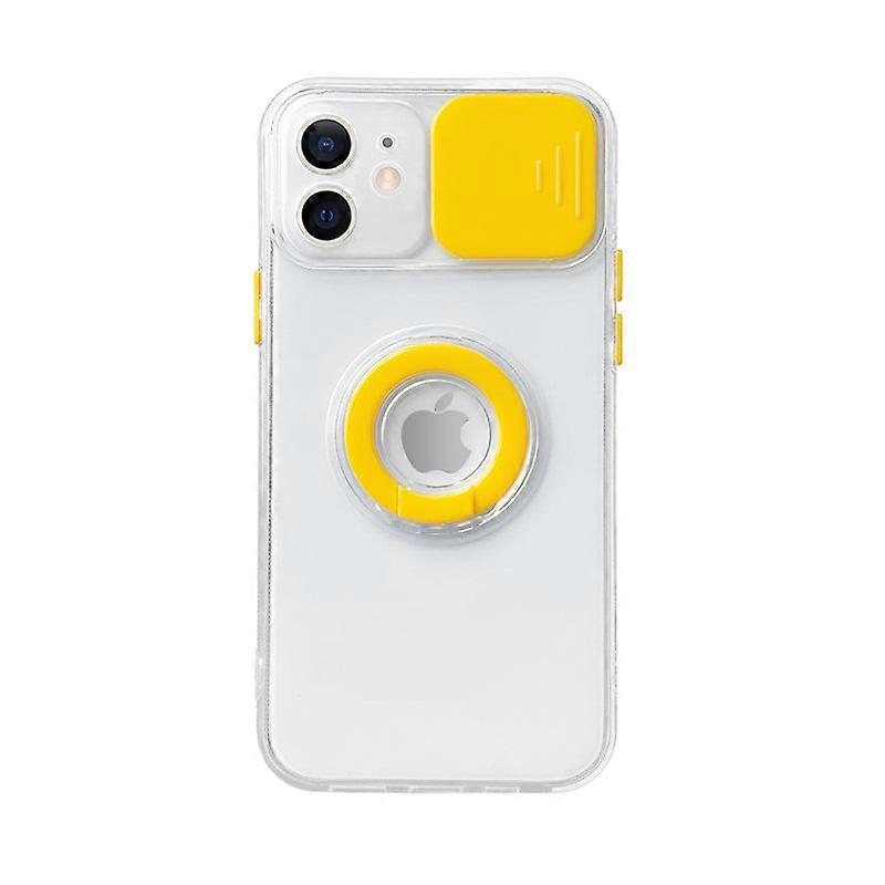 Case Soft TPU For iPhone 13 Pro in Yellow With Camera Lens