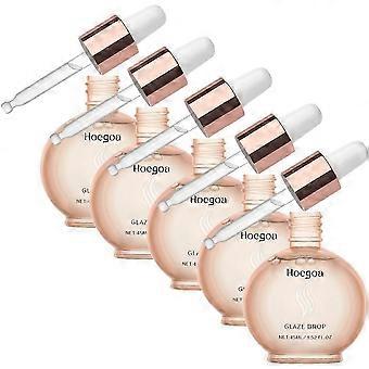Hair Gloss Oil, Gloss Absolu Glaze Drops, Anti-Frizz Shine Enhancer Hair Oil, Wild Rose Oil -hiusöljyllä, Hydrated & Repair Dry Damaged Hair, 45ML