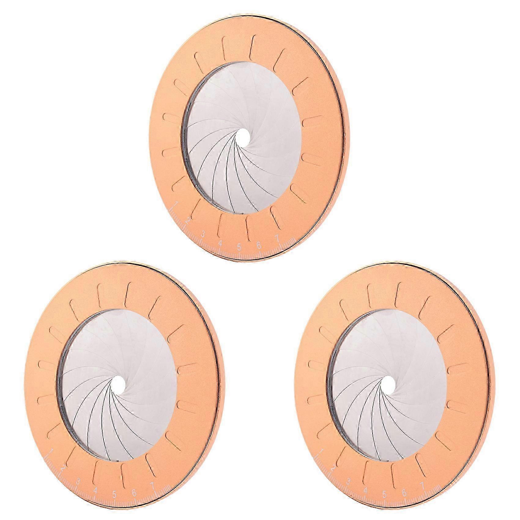 Adjustable Circle Drawing Ruler Tool, Professional Round Circle Drawing Tool, Measuring Ruler (3Pcs)