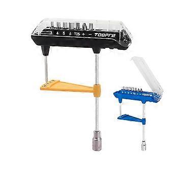 TOOPRE Llave dinamométrica 3/4/5/6mm T25 Llave de herramientas de reparación de bicicletas negra