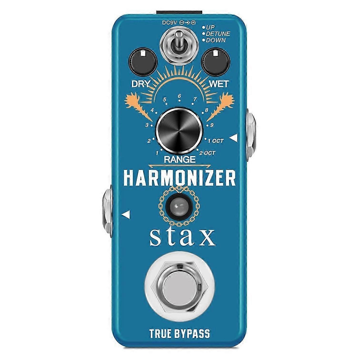 Guitar Harmonizer Effektpedal för elgitarrbas