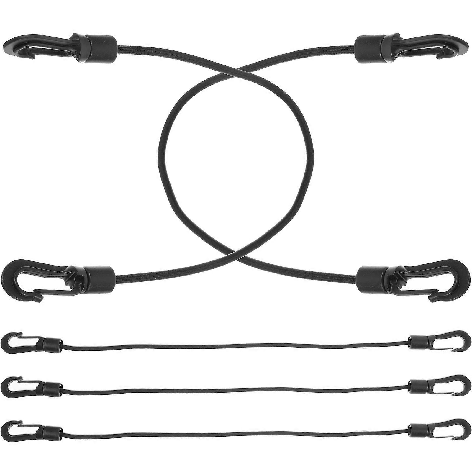5pcs Multi-function Hook Ropes Outdoor Camping Hook Straps Portable Tie Down Straps