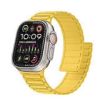 Magnetic Band with Secure Closure, Sweat Resistant Silicone Sport Strap for Apple Watch Ultra 3 2 1 and Series 11‑1