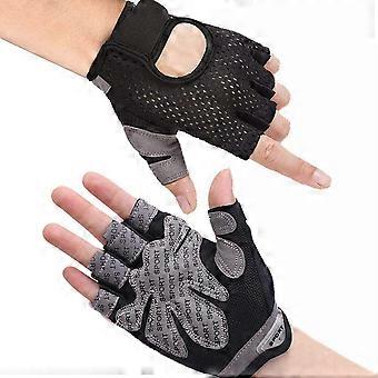 Fitness Gloves, Anti-Slip Sports Gloves with Support for Weight Lifting Training, Strong Grip Palm Protection, Breathable Weight Lifting Gloves for Gy