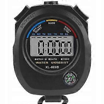Verk Group Stoper XL 009B Digital Stopwatch with Clear LCD Screen compatible with Athletics