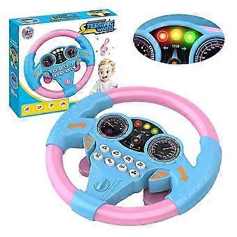 Kids Simulation Model Steering Wheel Educational Toy Co-pilot Music Steering Wheel Stress Relief Magic Tool