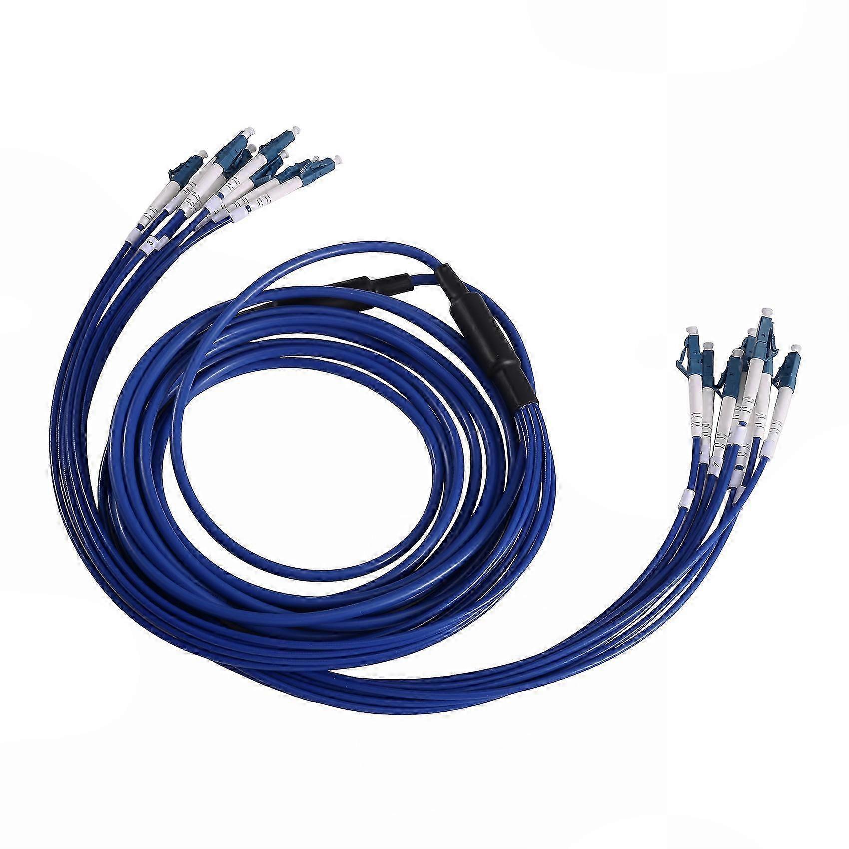 Armiertes Singlemode-Glasfaser-Patchkabel, 8-adrig, 8LC-8LC-Stecker