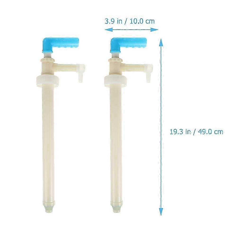 2pcs Oil Transfer Pump Manual Pumping Tool Multifunction Fuel Transfer Pump