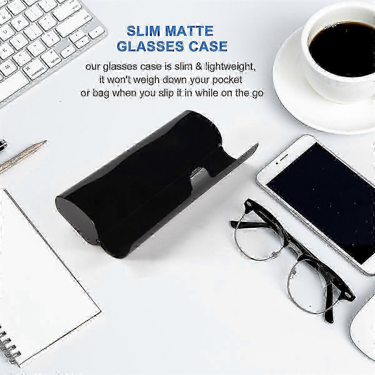 Slim Matte Metal Eyeglasses Case