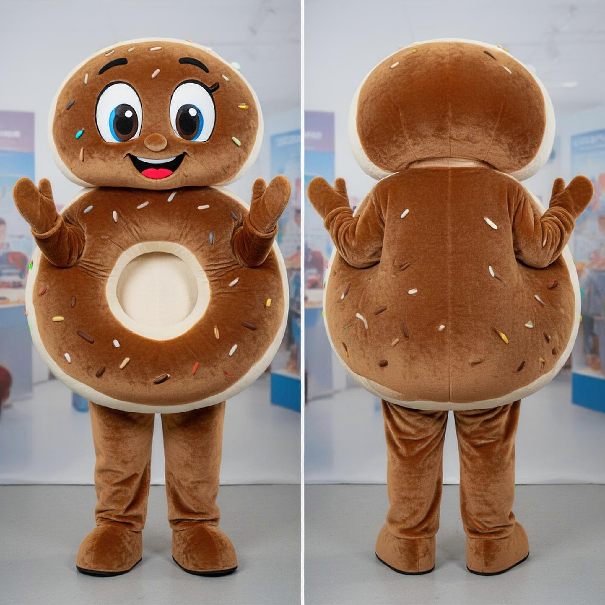 MASTICOT Golden Brown Rounded Bagels Mascot