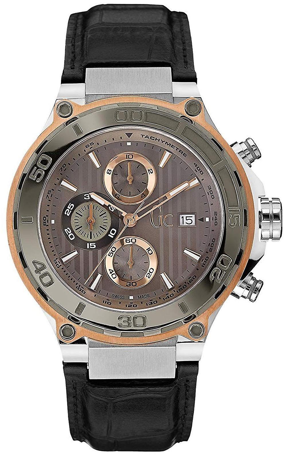 GC-Bold Women's Watch Analog Swiss Quartz with Cowhide Bracelet X56007G1S
