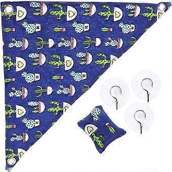Reptile Hammock Lizard Hammock for Sleeping 2Sets Blue Canvas Accessories