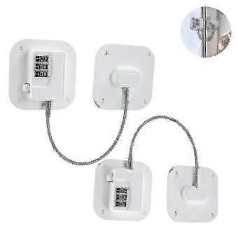 2 Pack Refrigerator Lock Heavy Duty Combination Fridge Lock High Quality-bj