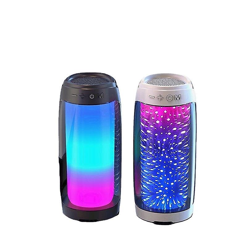 Sound Box Bluetooth Speaker Led Colorful Light Portable Wireless Speaker Tf Card 1800mah Portable Outdoor Speaker