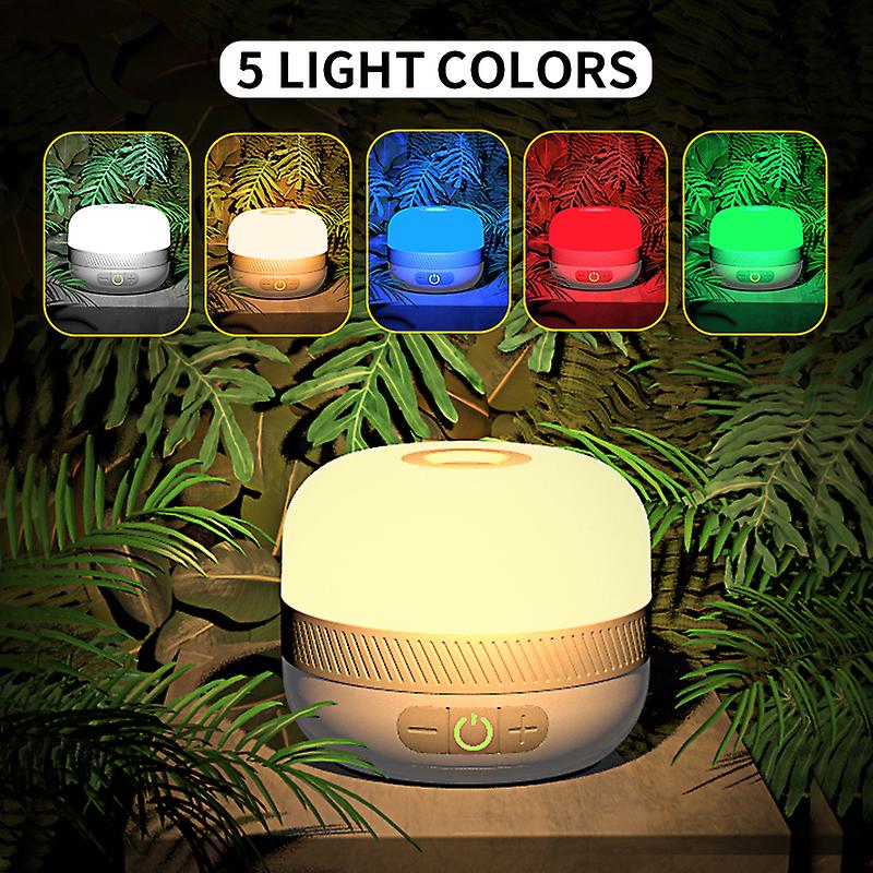 Lv10 Outdoor Led Camping Flashlight 230 Hours Rechargeable Camping Lantern With Magnet Lighting Fixture Portable Emergency Light