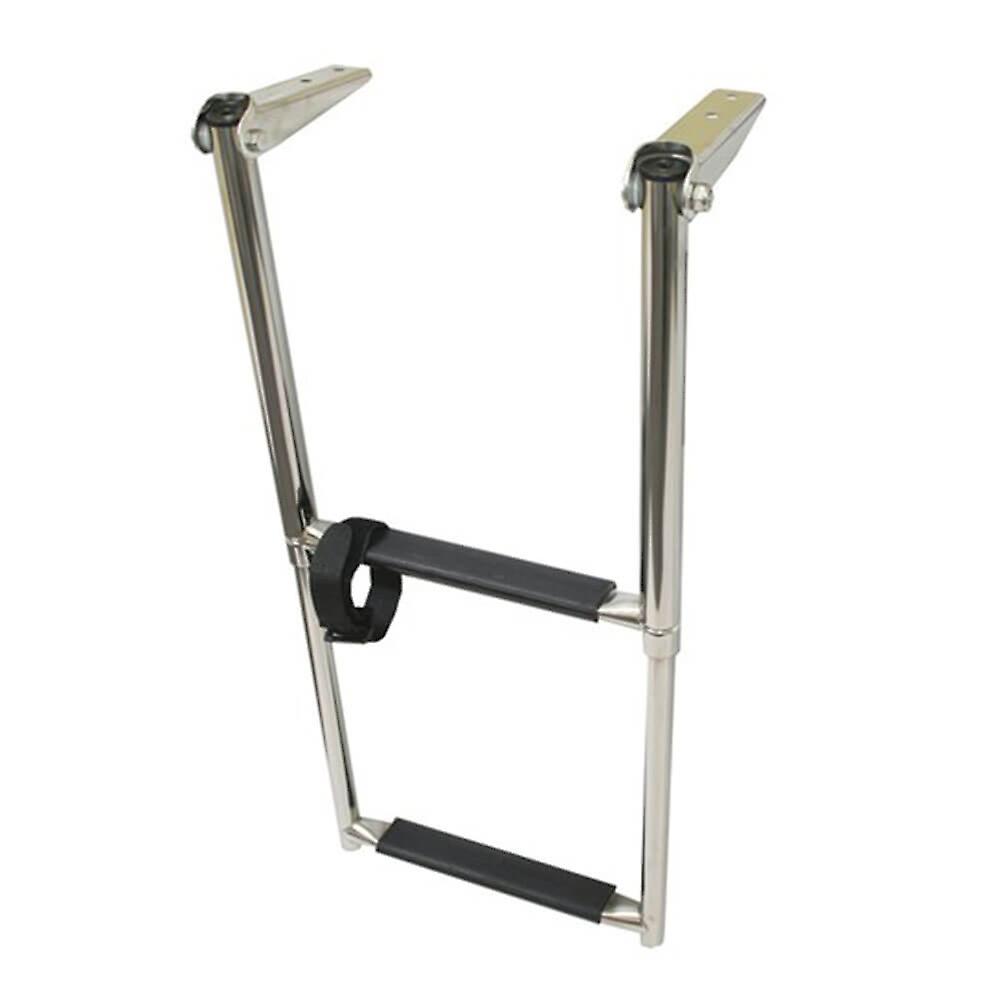 2 Steps Telescopic Ladder Stainless Steel Boat Parts Accessories (316 Grade)