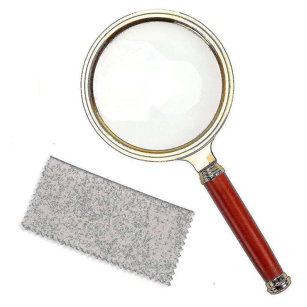 10x handheld vergrootglas, lees vergrootglas loep bril 10x