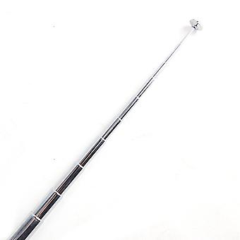BEUTEE Antena De Varilla Telescópica De Acero Inoxidable, 120cm, 10 Secciones, Radio FM Am, Súper Señal