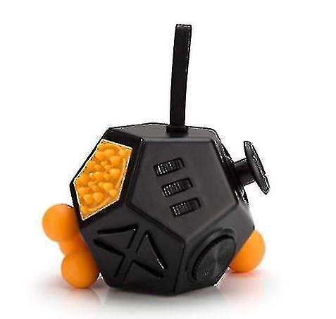 12 Sides Fidget Toy Cube, Decompression Cube With Sensory Finger