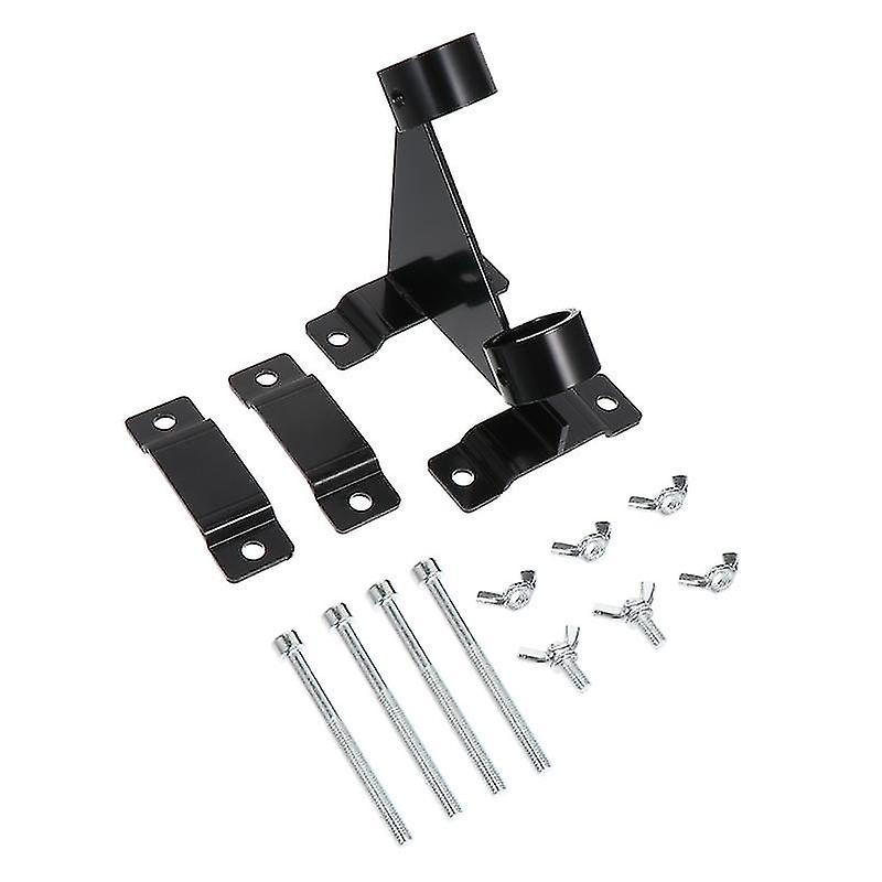 1pc Outdoor Wall-mounted Flagpole Bracket Base Guardrail Flag Pole Support Base