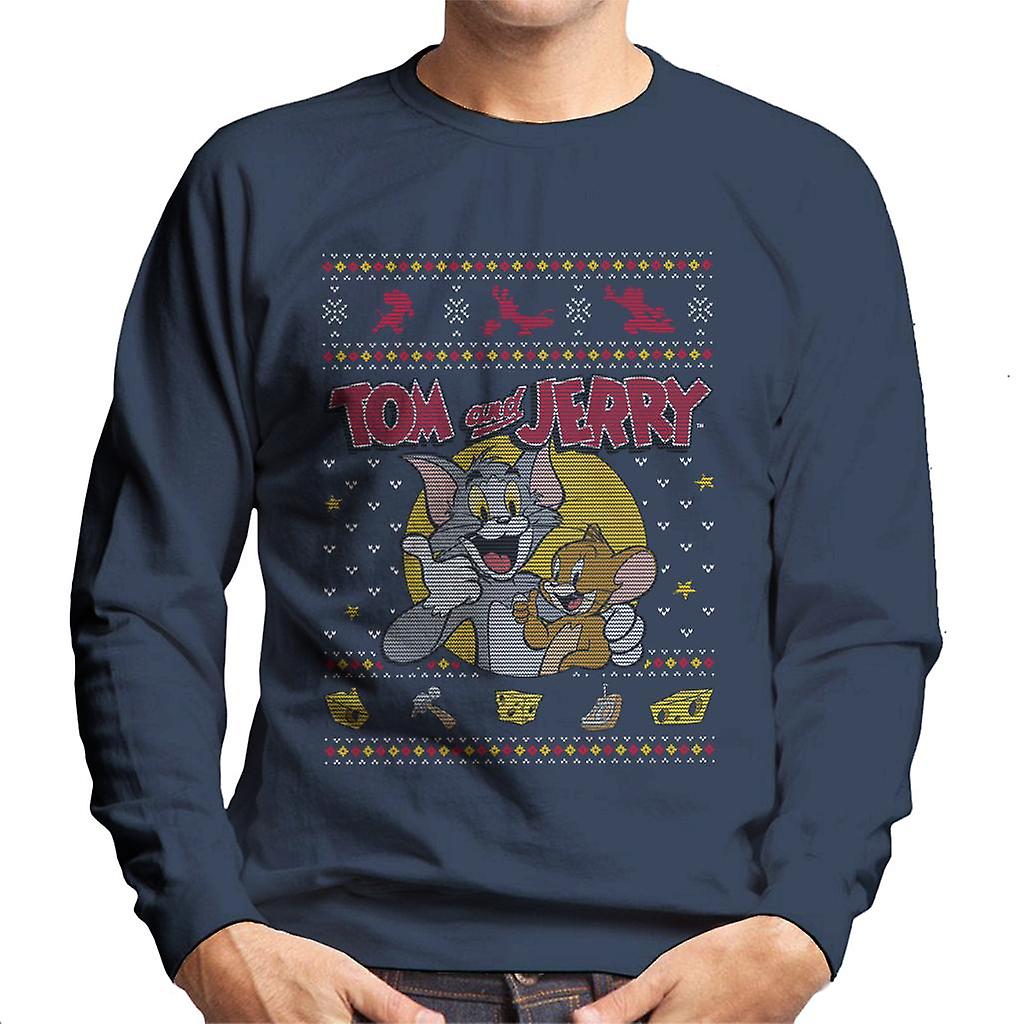 Tom and Jerry Christmas Traps Pánská mikina