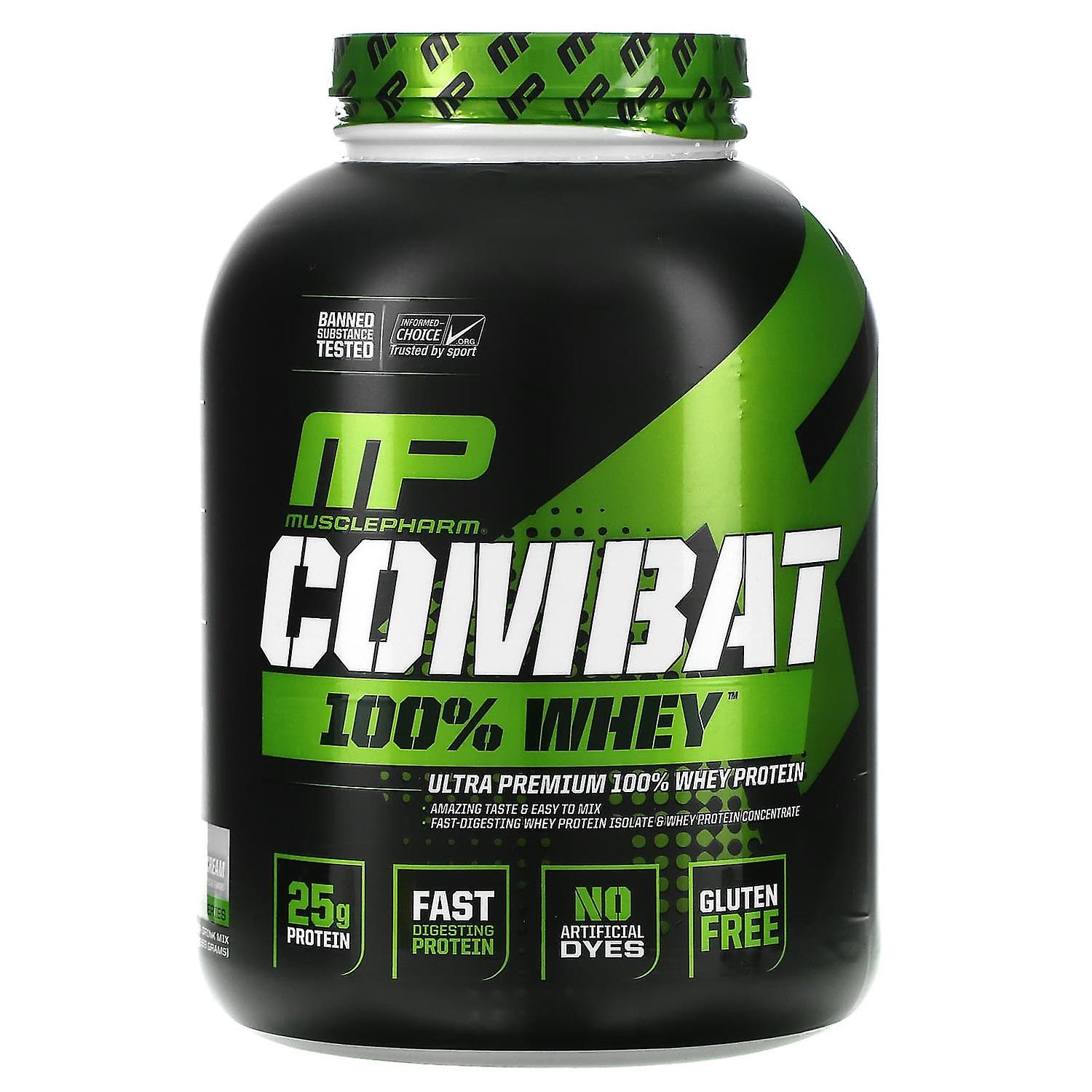 MusclePharm, Combat 100% Whey Protein, Cookies 'n' Cream, 5 lbs (2,269 g)