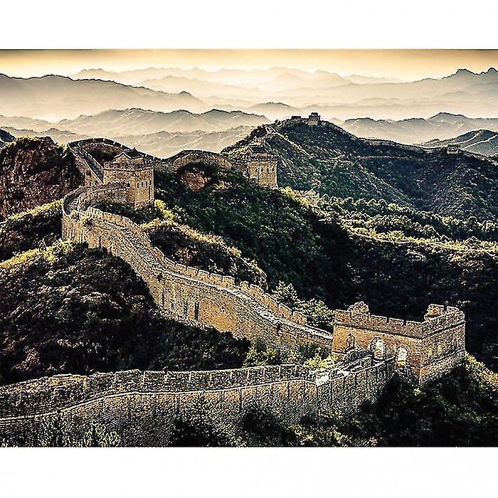 Pyramid International Great Wall of China Canvas Print