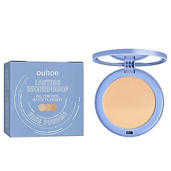 Matte Setting Face Powder Oil Control Lasting Face Pressed Powder Waterproof Finishing Powder