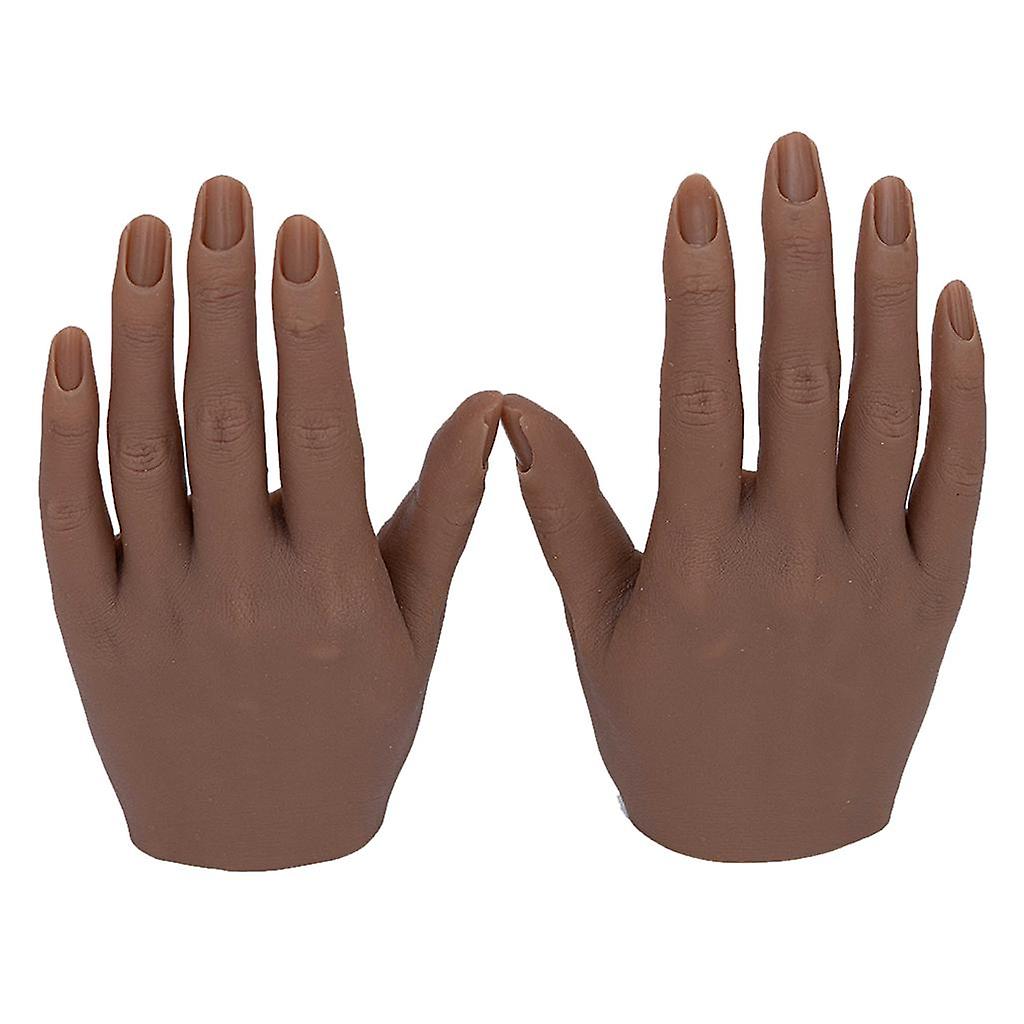 Silikon Nagel Übung Hände 1:1 Schaufensterpuppe Weibliches Modell Display Gelbe Haut