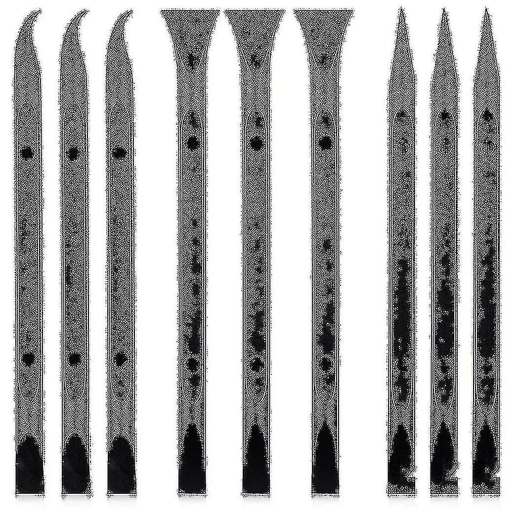 9 Pcs Plastic Scraper Tool Scratch Free Plastic Scraper Cleaning Pen Shaped Scraper Tool Multipurpo