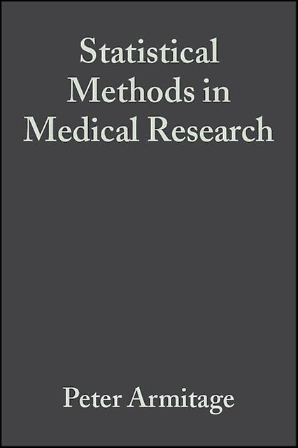 Statistical Methods In Medical Research by J. N. S. Matthews Paperback Book