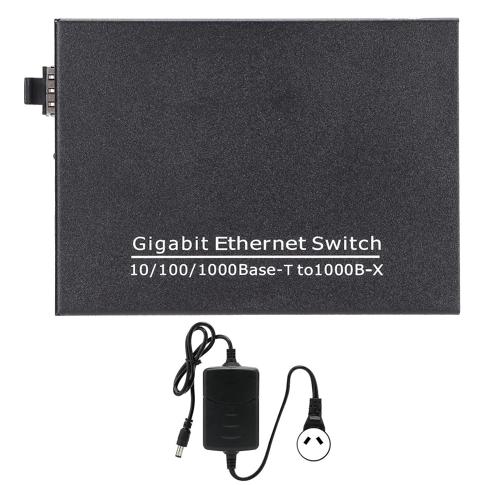 2 Ports Gigabit Ethernet Switch Tbcmc3712esfp Plug Play Stable Sturdy Computer Networking Switches 100240vau Plug