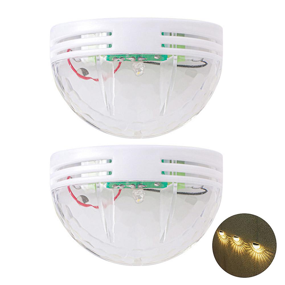 Semicircle Solar Wall Lamp with Honeycombs Cover Stylish Outside Porch Light Decor for Garden Balcony