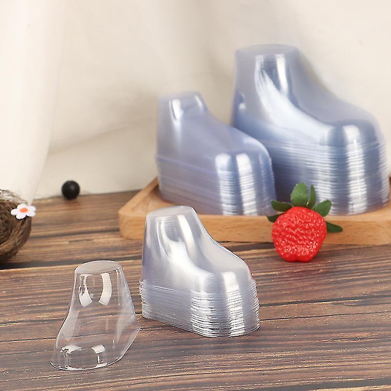 20 قطع من البلاستيك الشفاف طفل أقدام عرض الطفل الجوارب الأحذية الجوارب معرض