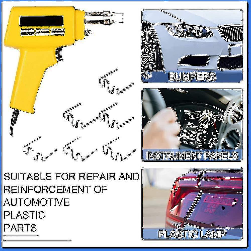 1000pcs Plastic Welder Repair Wave Staples Compatible With Welding Tool Kit