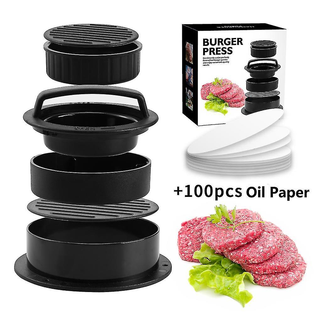 Bbq Hamburger Maker Hamburger Press Round Shape Nonstick Chef Cutlets Hamburger Meat Beef Grill Burger Press Patty Maker Mold